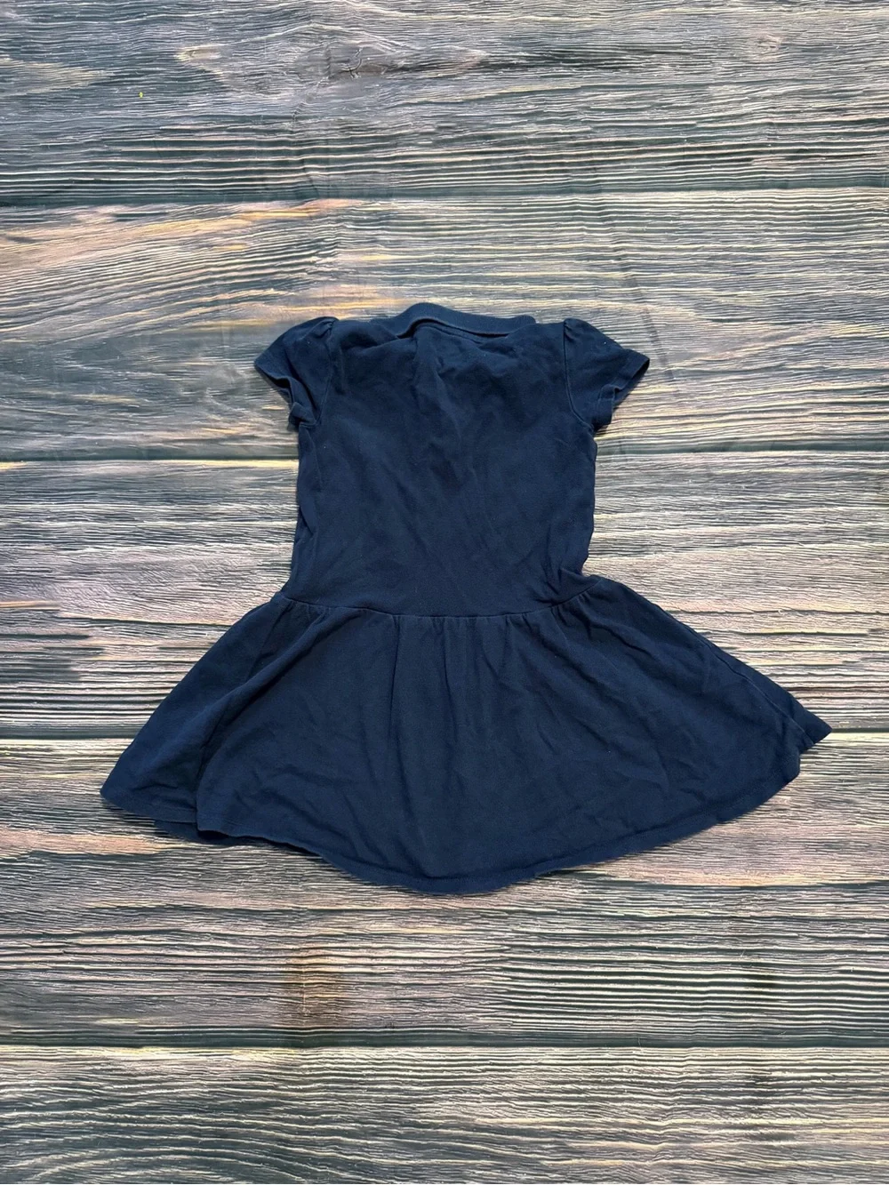 Girls Navy Polo Dress Size 4T